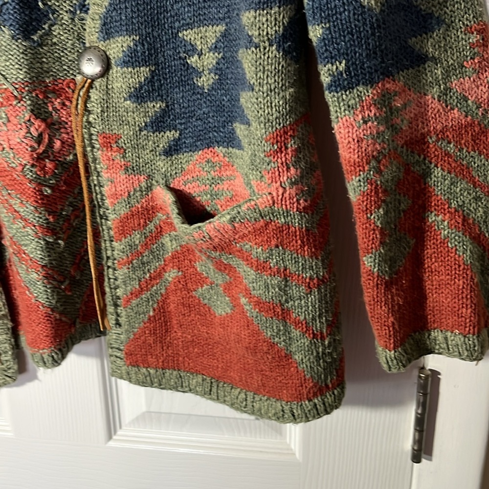 Lauren Ralph Lauren Aztec Cardigan - Picture 7 of 16